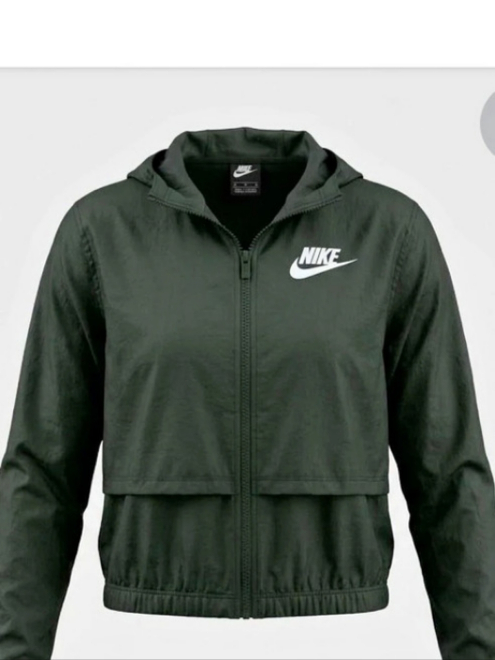 Nike Windrunner Loose UV Woven Full-Zip Jacket Black